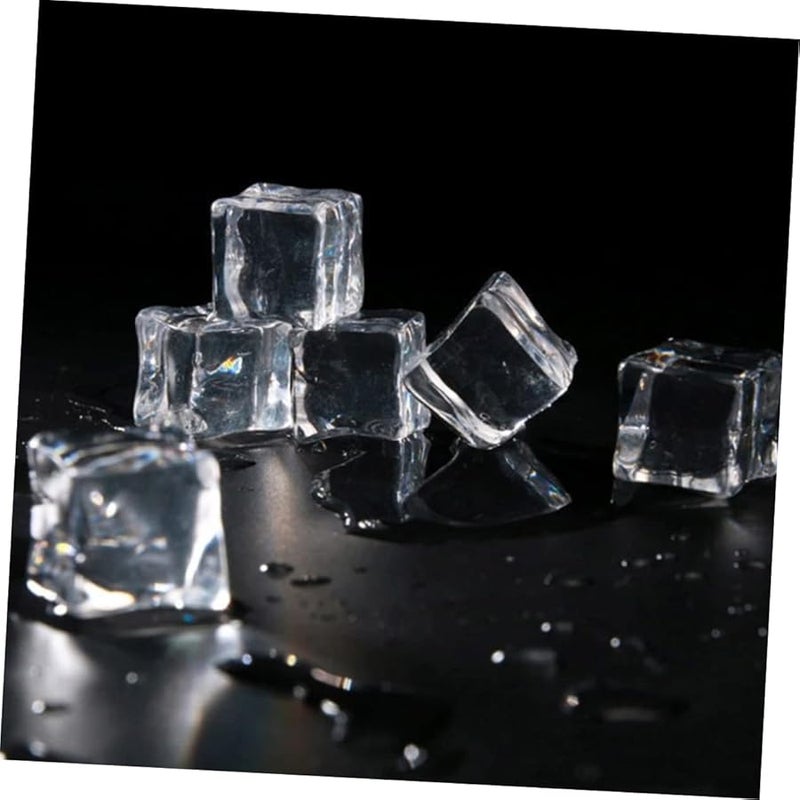 Mikinona 36pcs Acrylic Simulated Ice Cubes Size 1 For Photography Props And Shop Display - Image 3